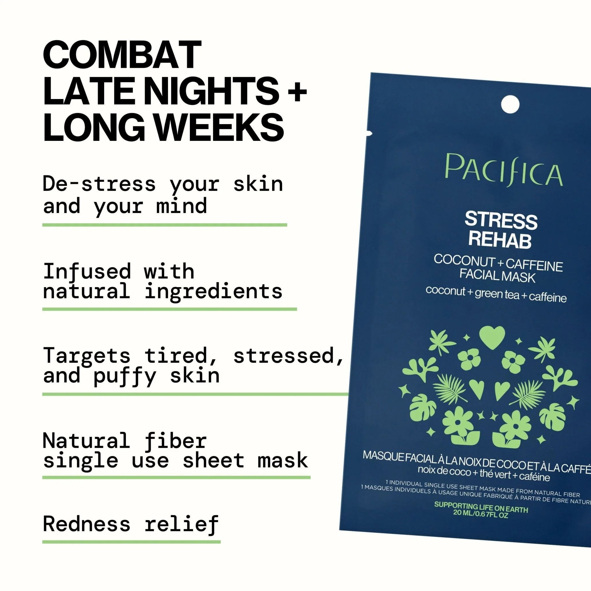 Stress Rehab Coconut & Caffeine Facial Mask - Image 7